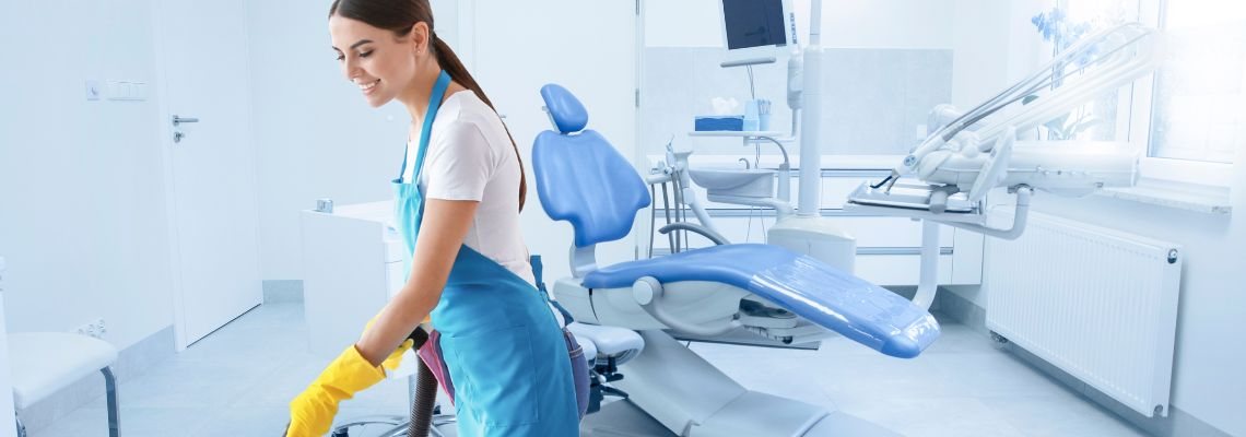 Hygienische Praxisreinigung in einer Arztpraxis
