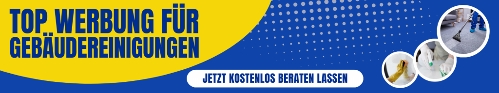 Werbung rund um Preiskalkulation für Putzfirmen